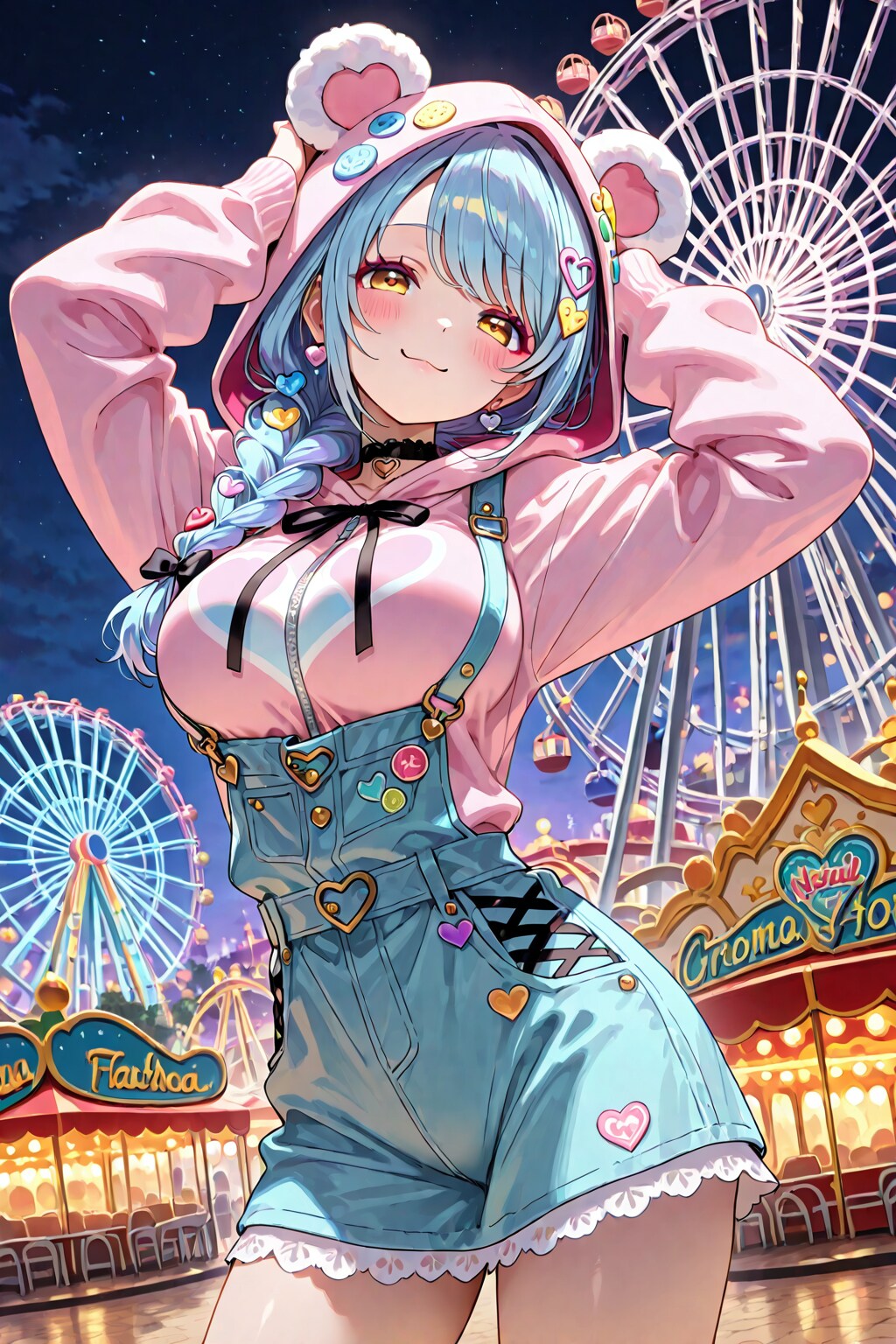 黄良々ちゃんのオーバーオール | の人気AIイラスト・グラビア