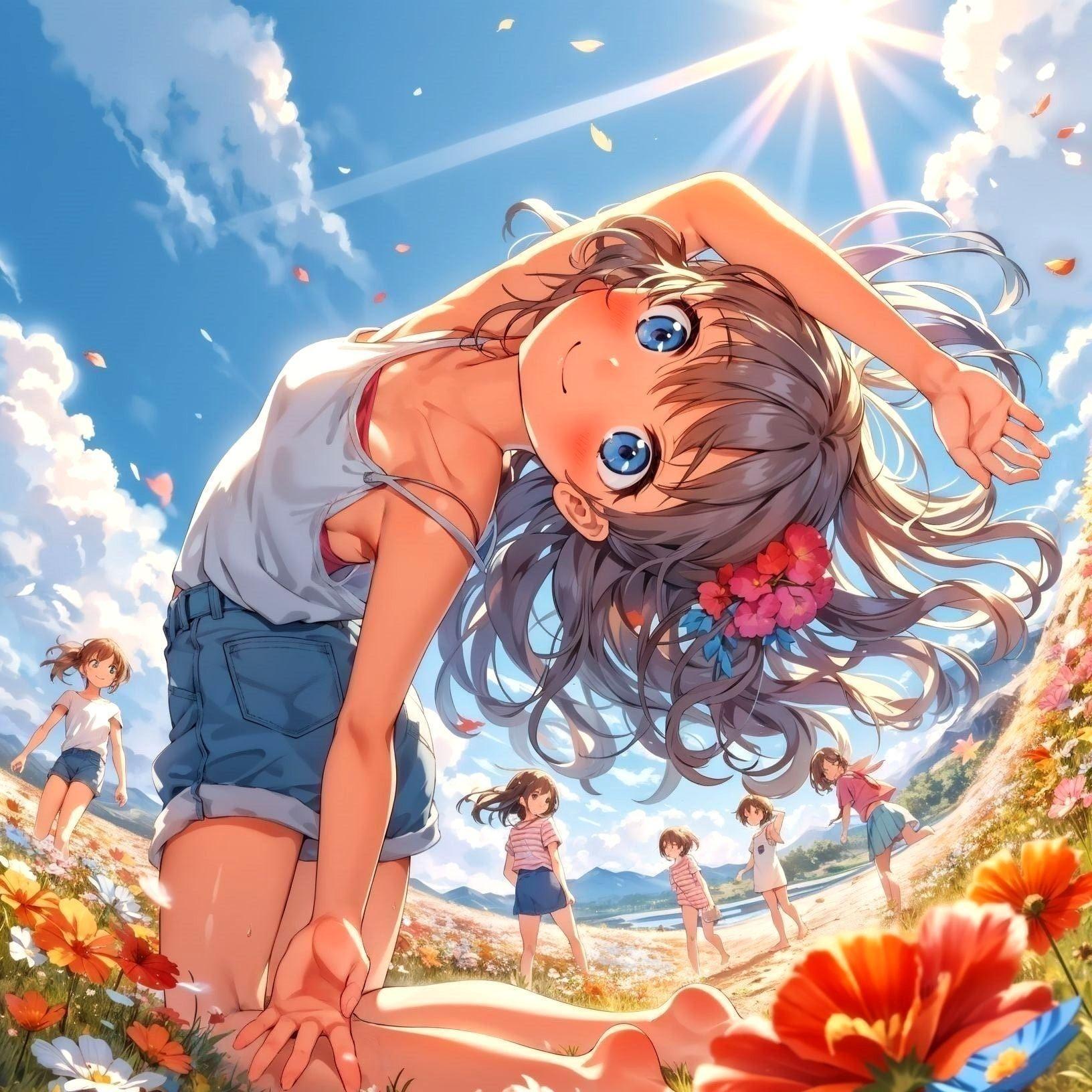 この青空の下で | の人気AIイラスト・グラビア