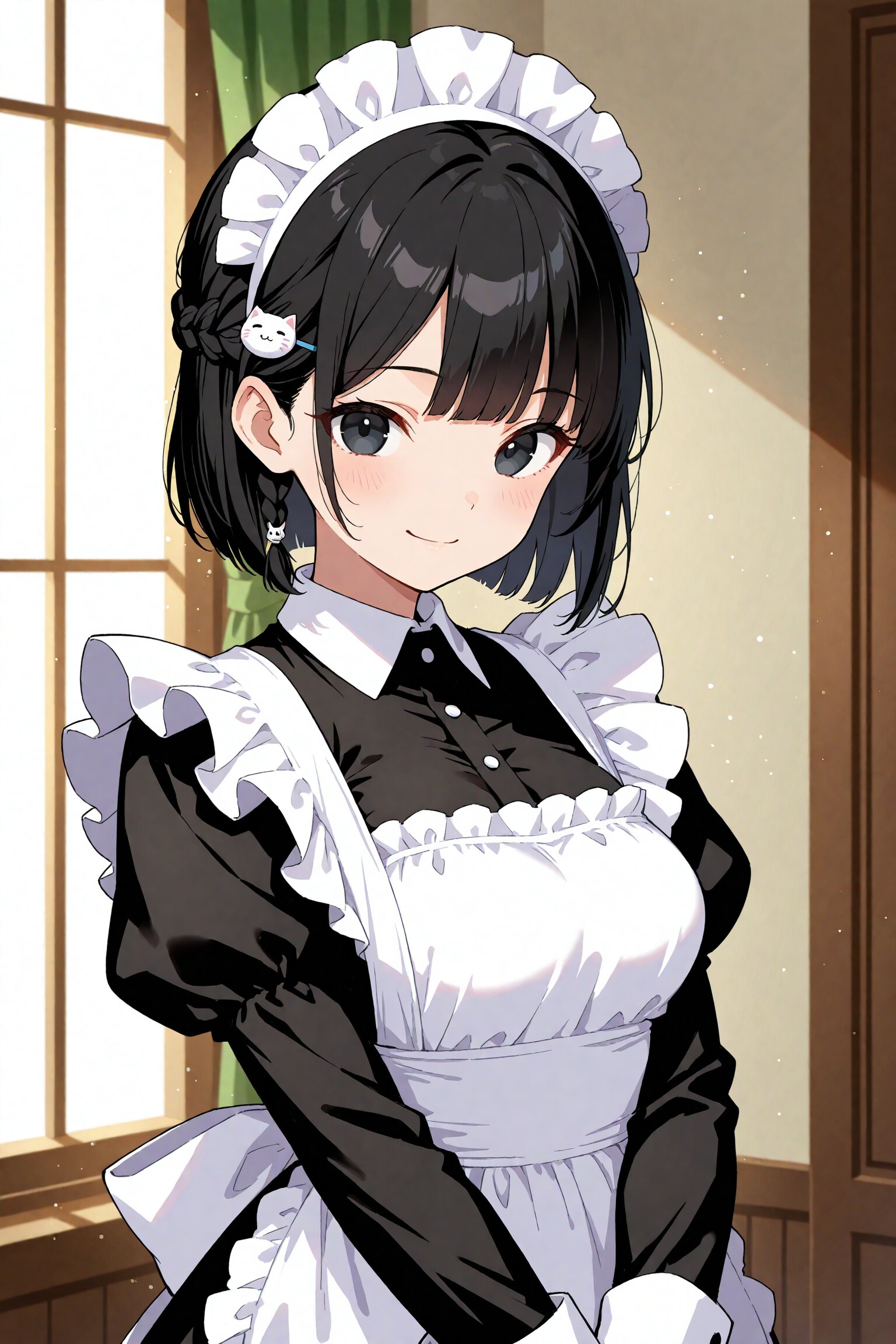 うちの子の黒眼黒髪の凜猫ちゃん