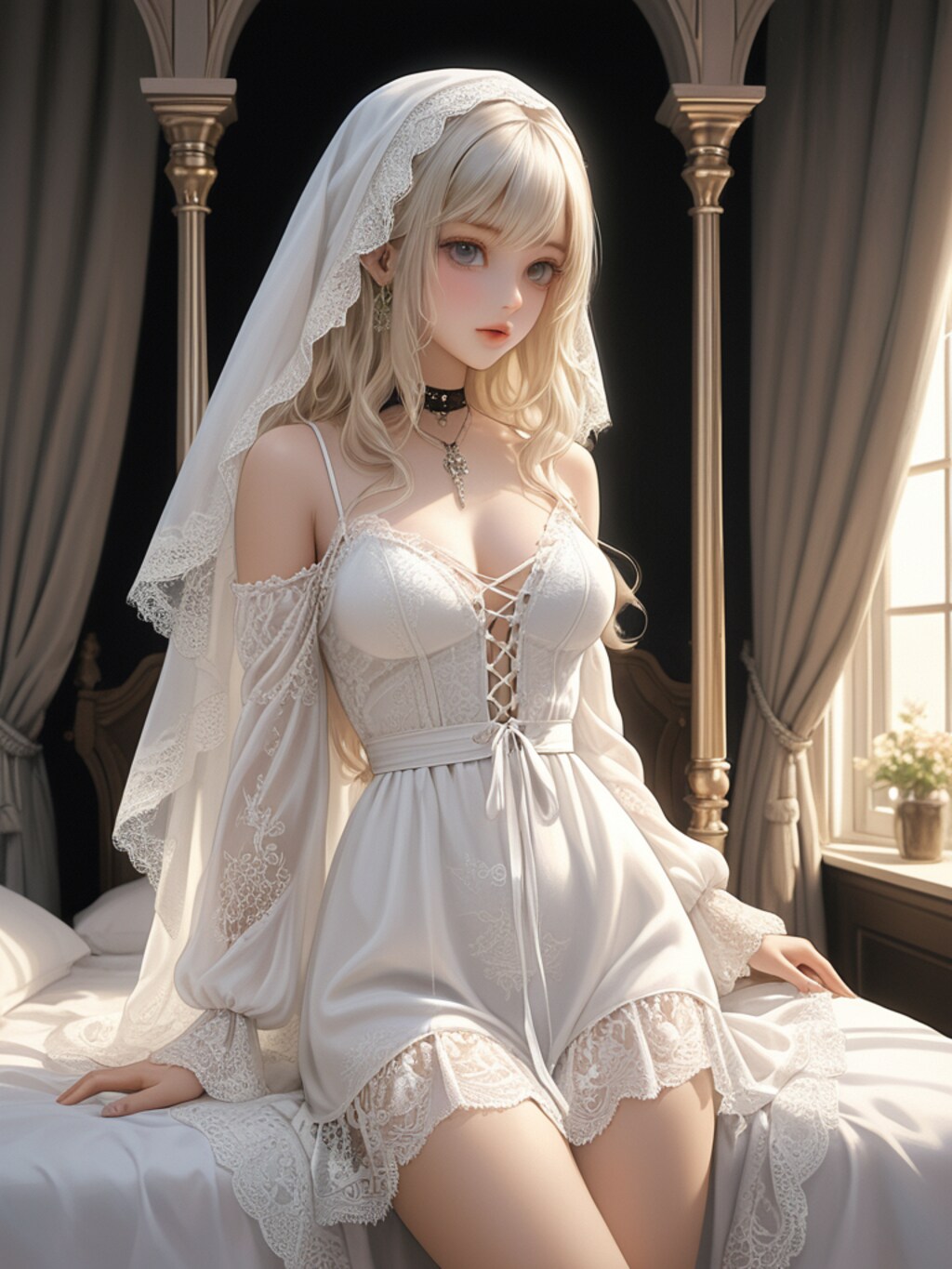 white baby doll