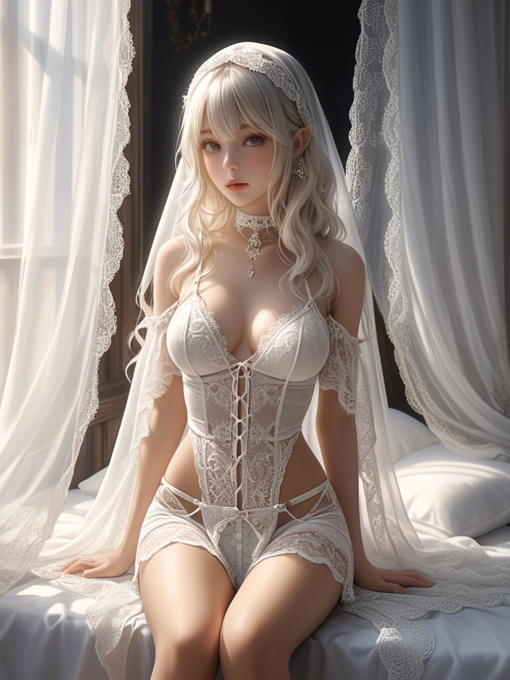 white baby doll