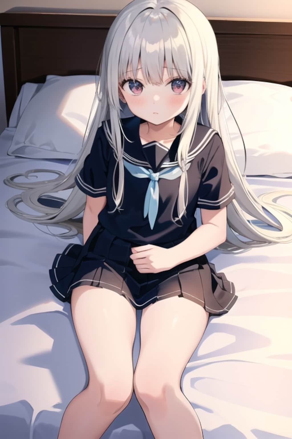 灰髪女子、健全化修正