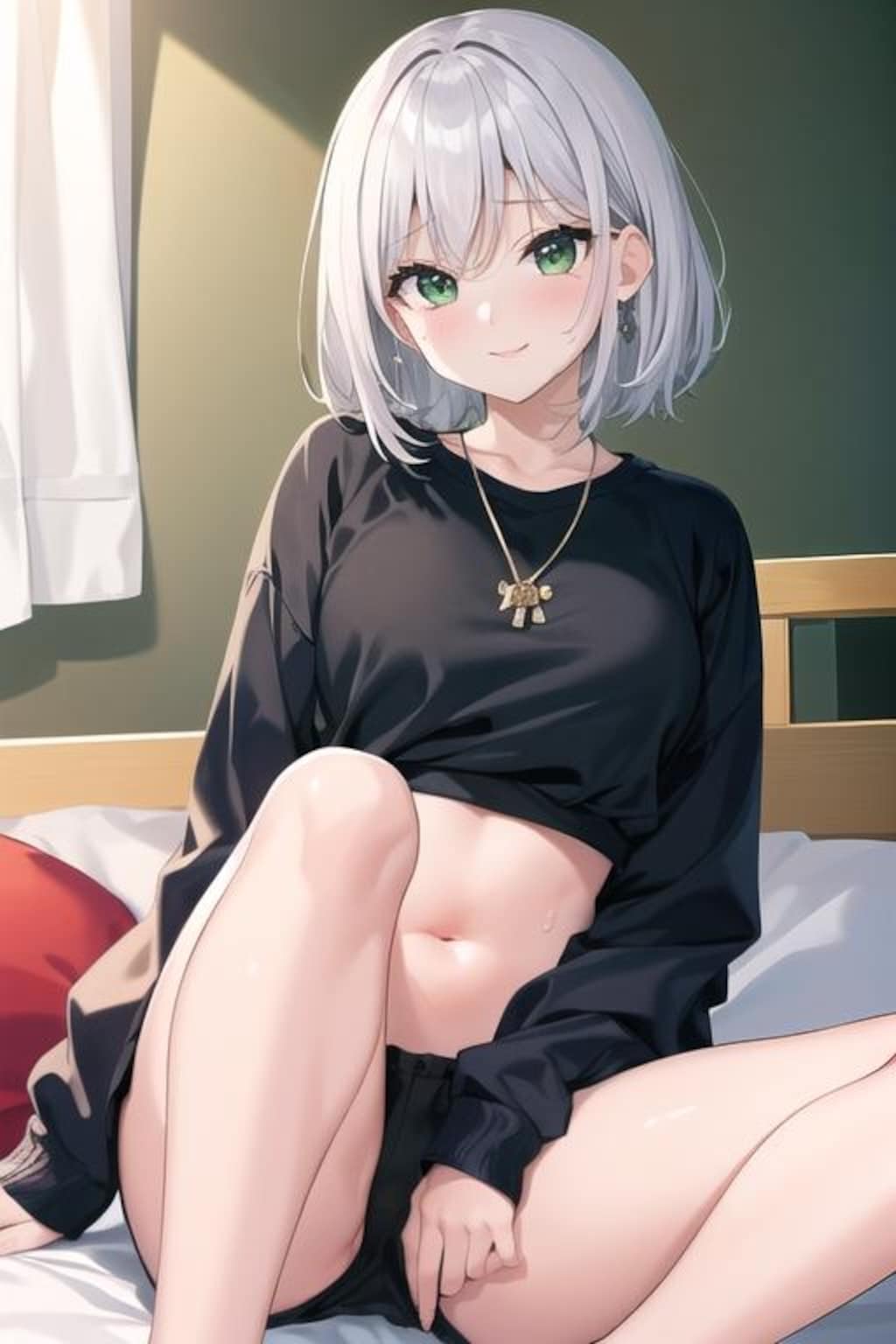 灰髪女子、健全化修正