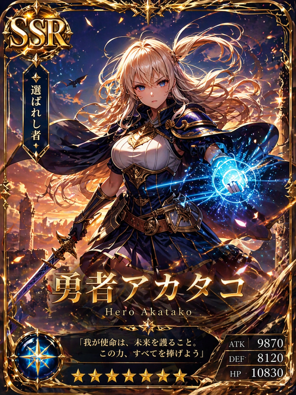 勇者アカタコ（SSRカード）