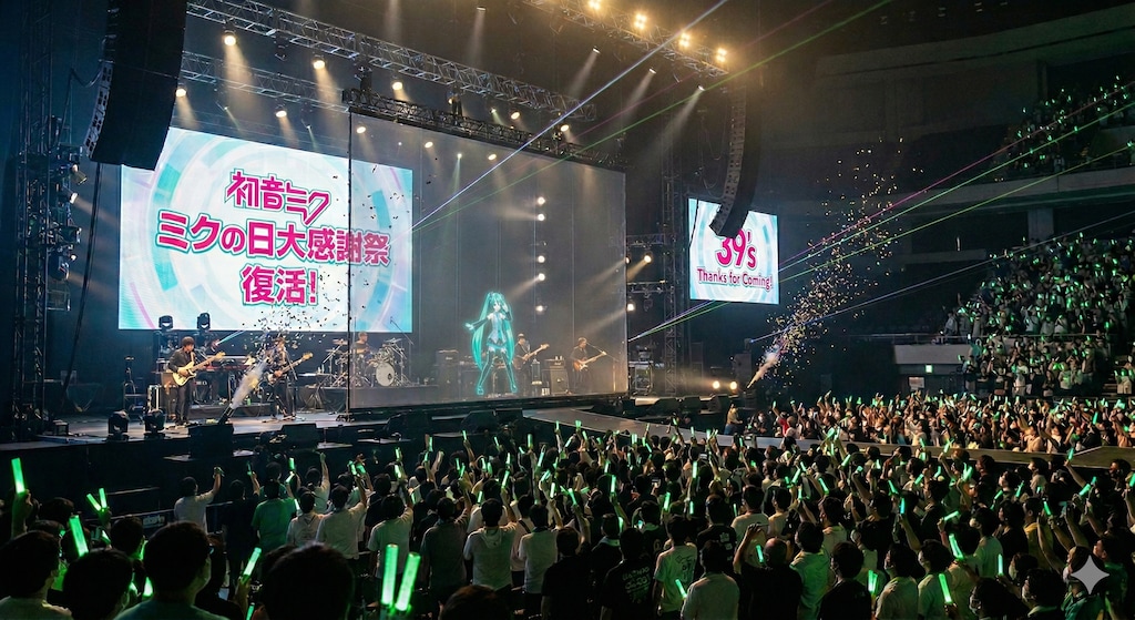 ついに復活ミクの日大感謝祭🎶