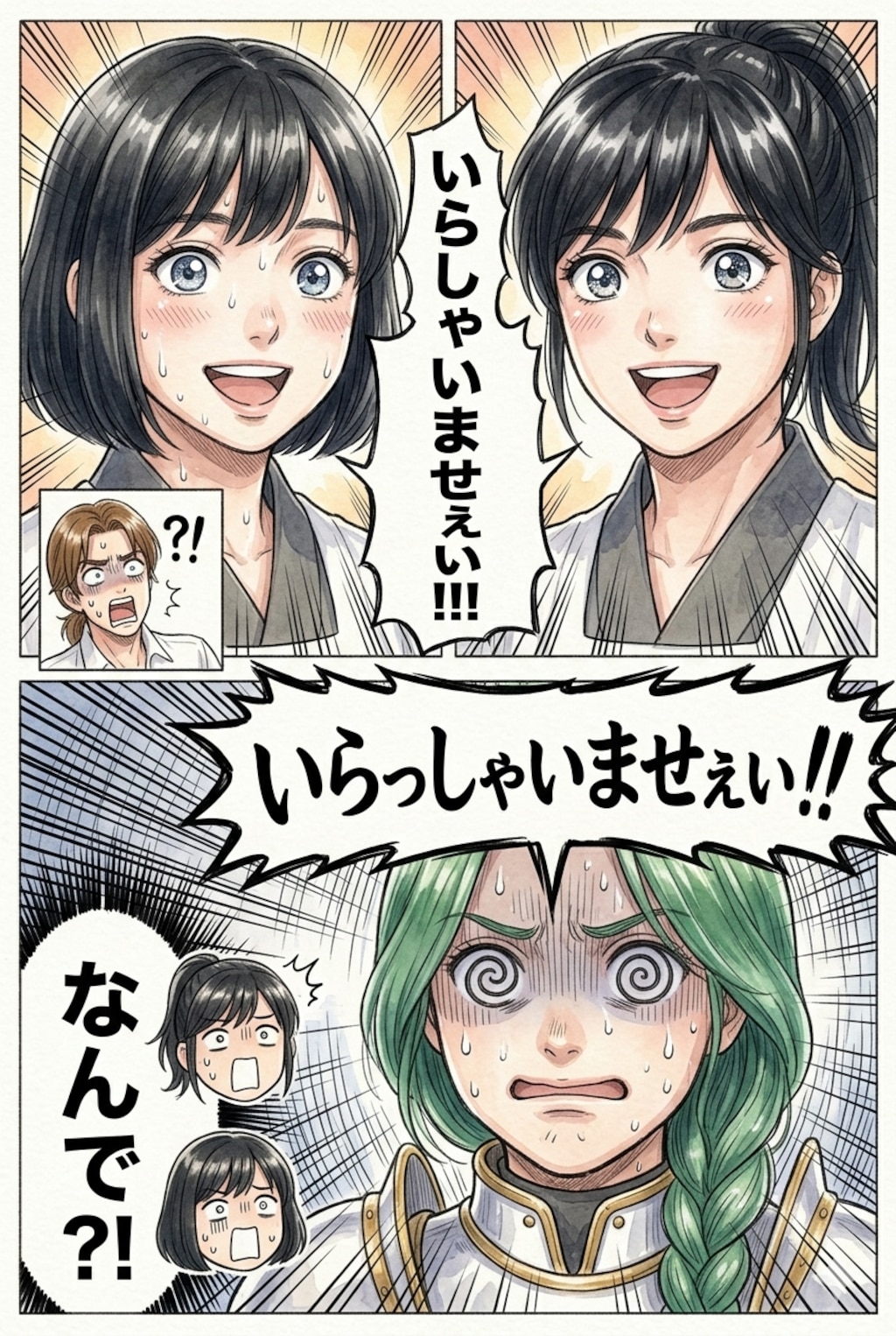 特に深く考えずシリーズ。ミリネアとユリウス続き。1/3