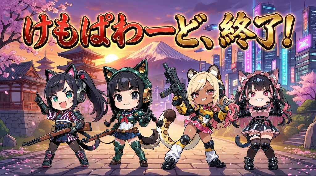 ケモミミパワードスーツ企画、終了！