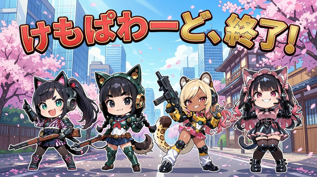 ケモミミパワードスーツ企画、終了！