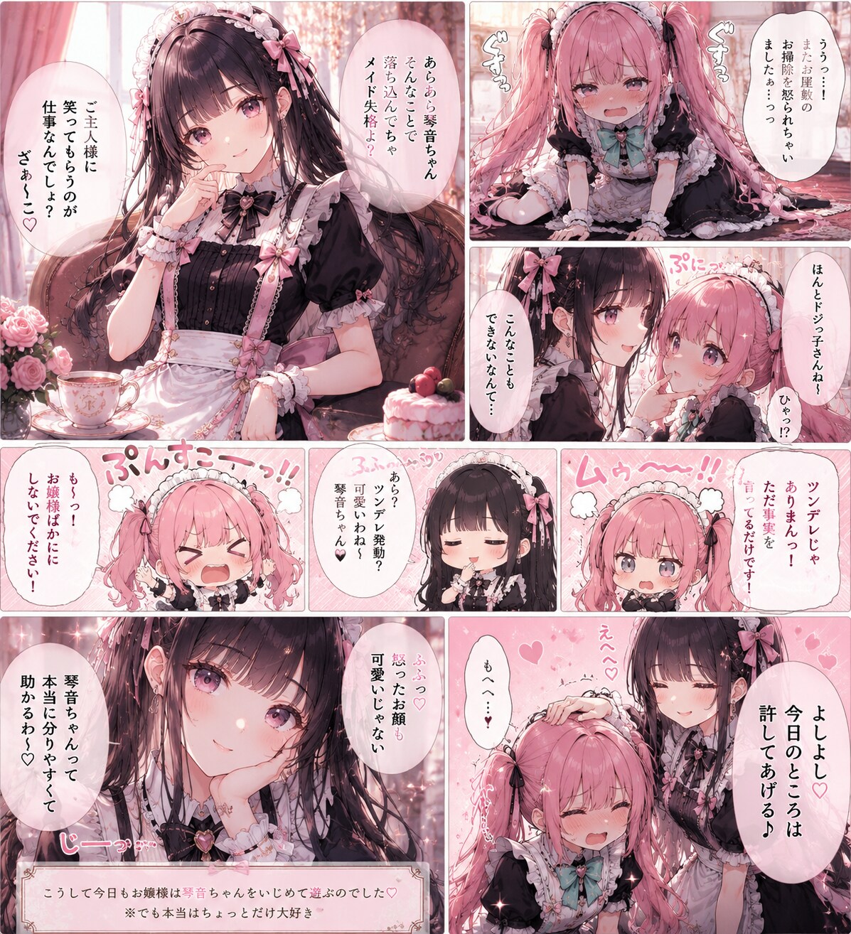 メイドスキーお嬢様とメイド琴音