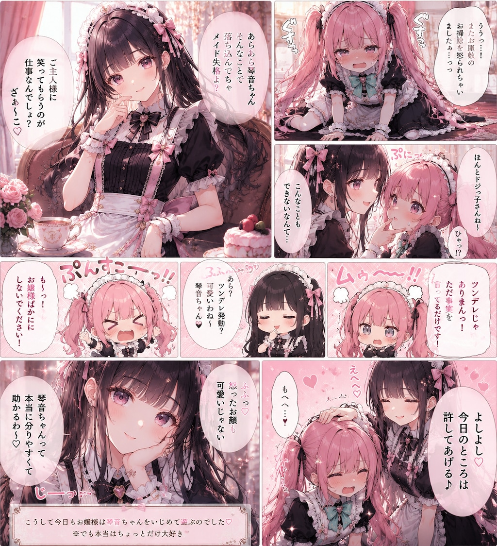 メイドスキーお嬢様とメイド琴音