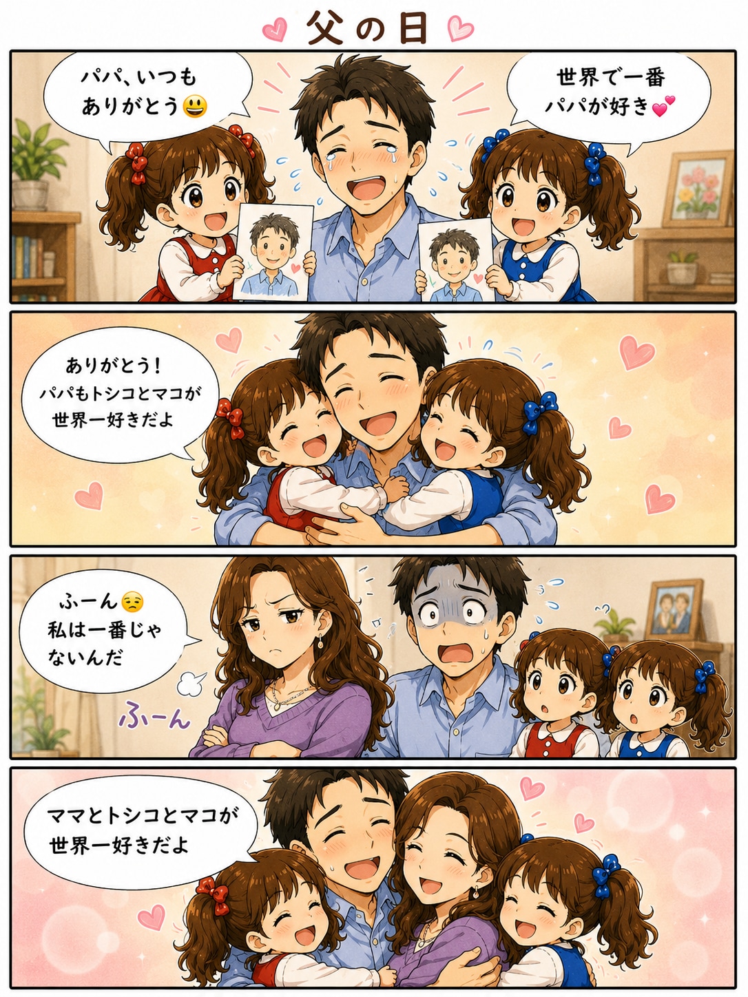 父の日の双子