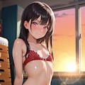 「ここでも脱ぐの・・・？」 4枚目