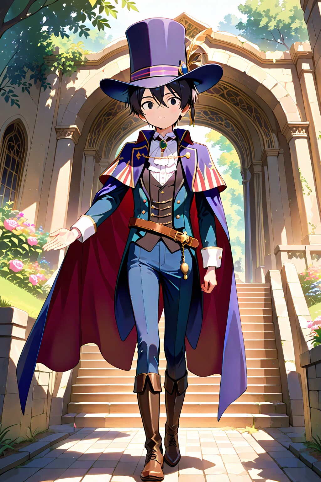 大きな青年男性魔導師26.5.14-1 | の人気AIイラスト・グラビア