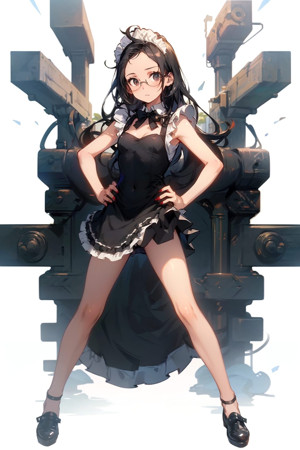 メイドの眼鏡っ娘