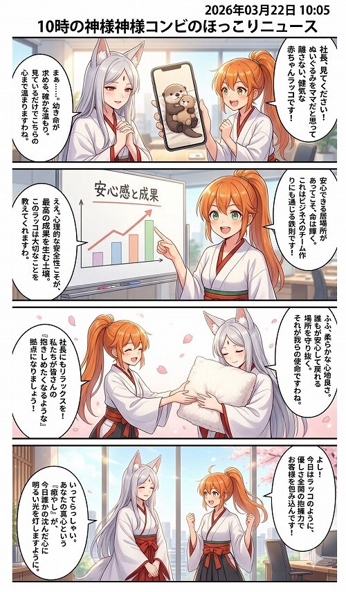 寄り添う心、大きな抱擁