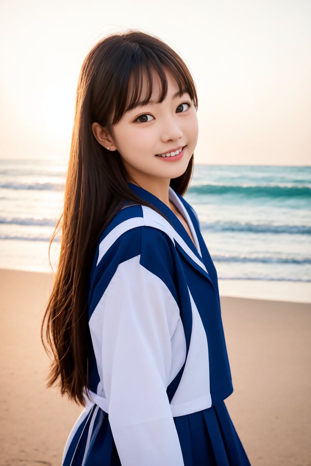 海辺の君９１ | の人気AIイラスト・グラビア