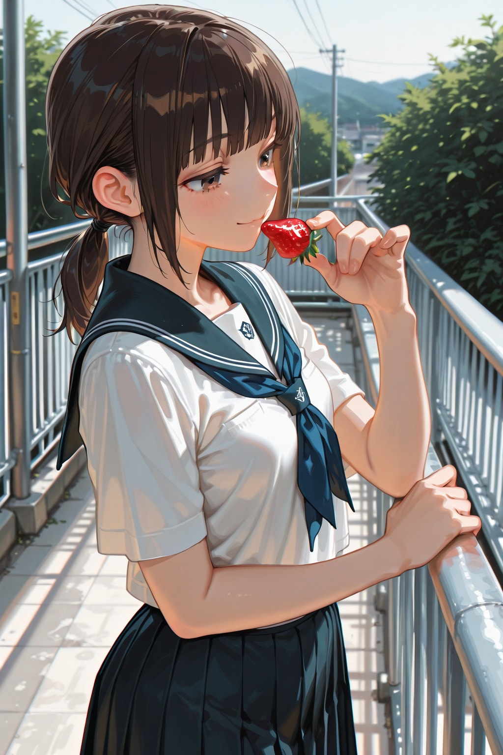 いちごに口付け | の人気AIイラスト・グラビア