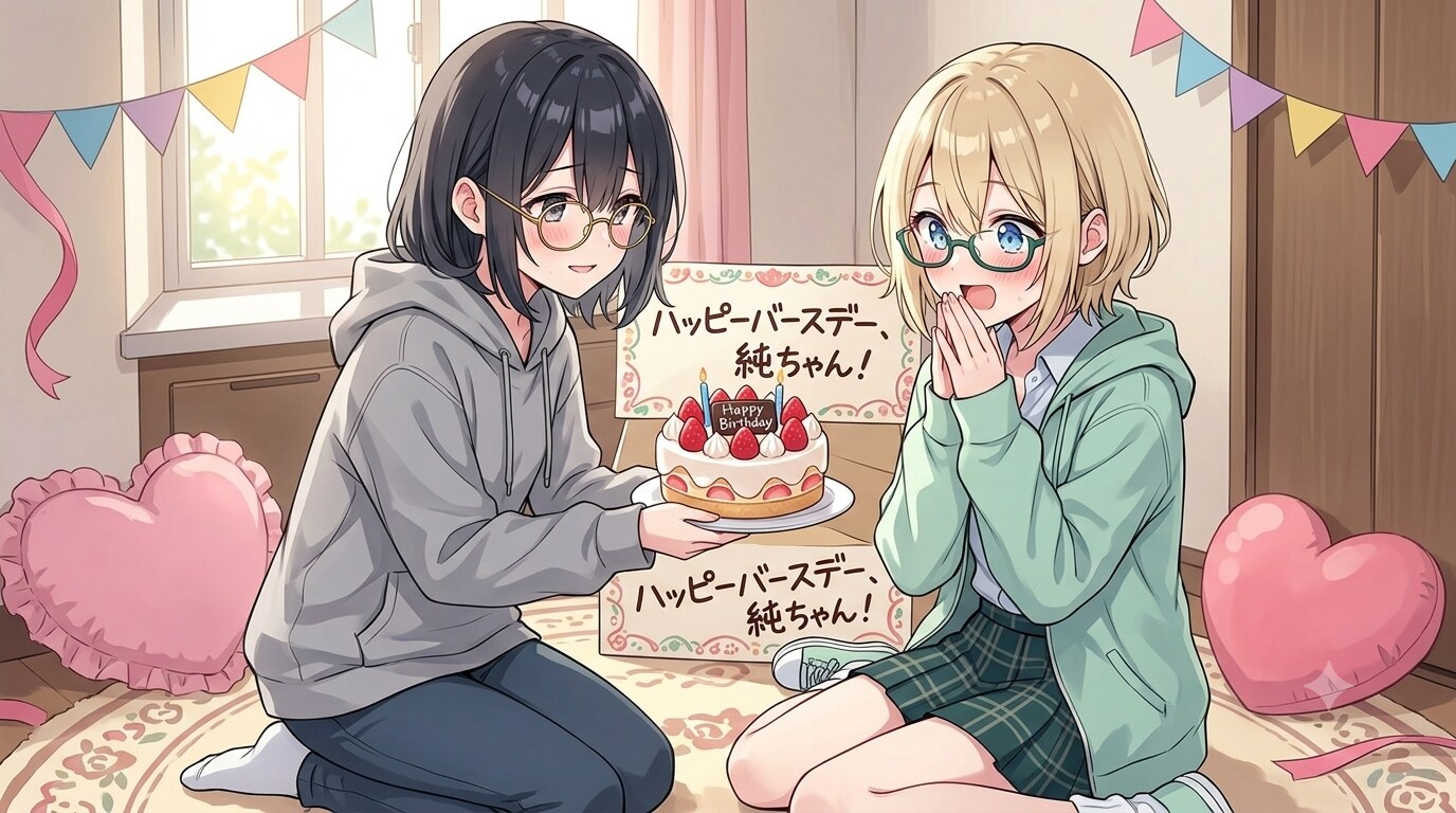 【誕生日FA】純ちゃんに誕生日ケーキ！