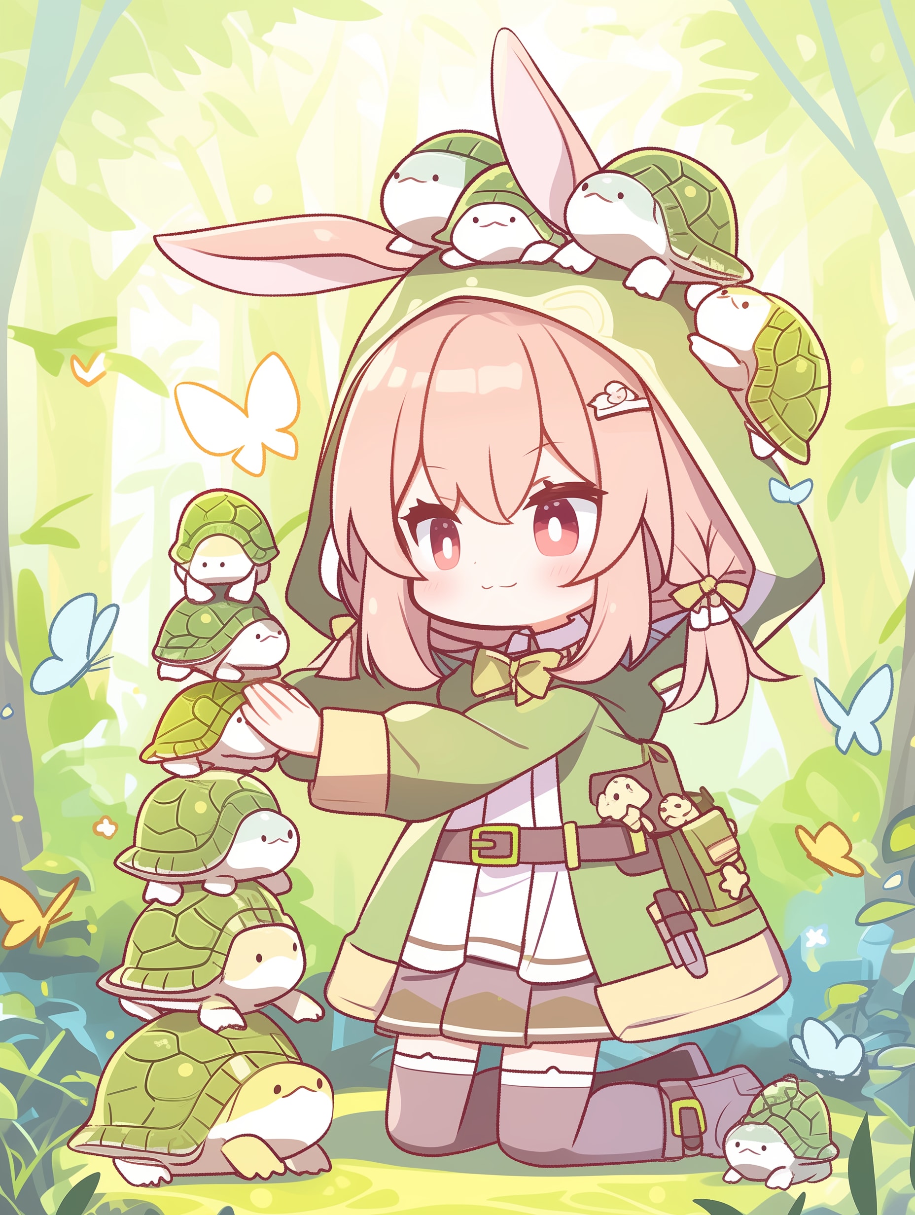 うさぎとカメ | の人気AIイラスト・グラビア