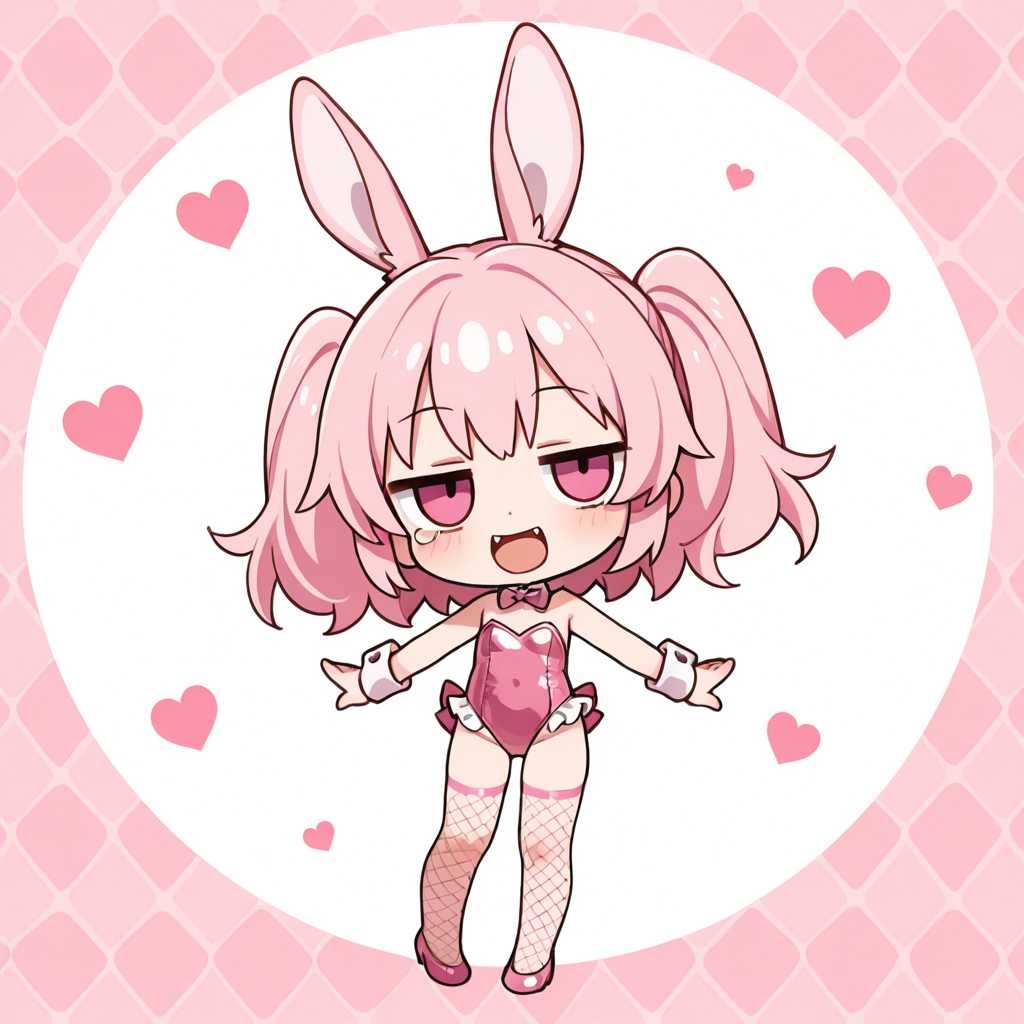 あれ？ウチにこんな太いうさ耳がついてる子いたっけ？