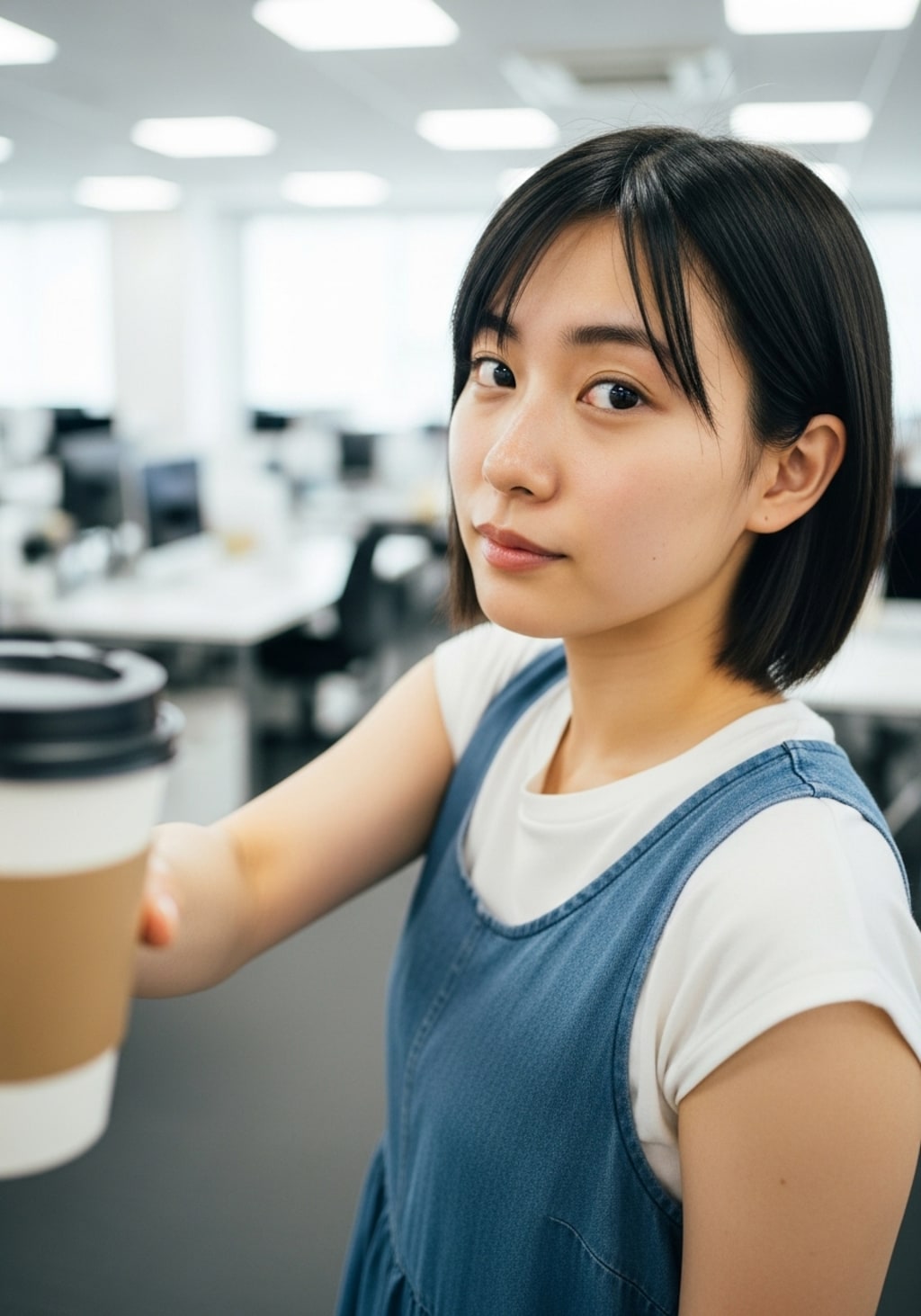 お疲れさん。はいコーヒー。