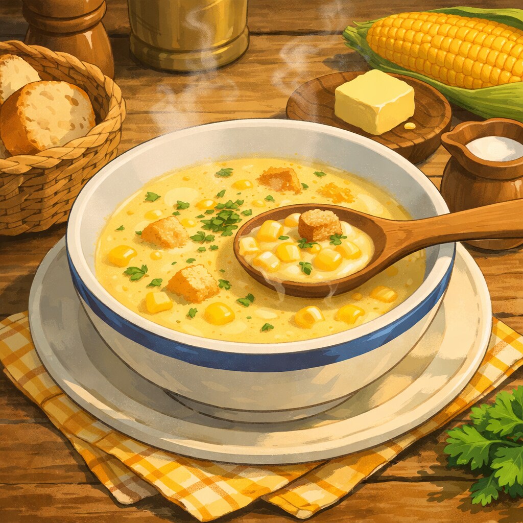 【ジブリ食堂】とろ～りコーンスープ