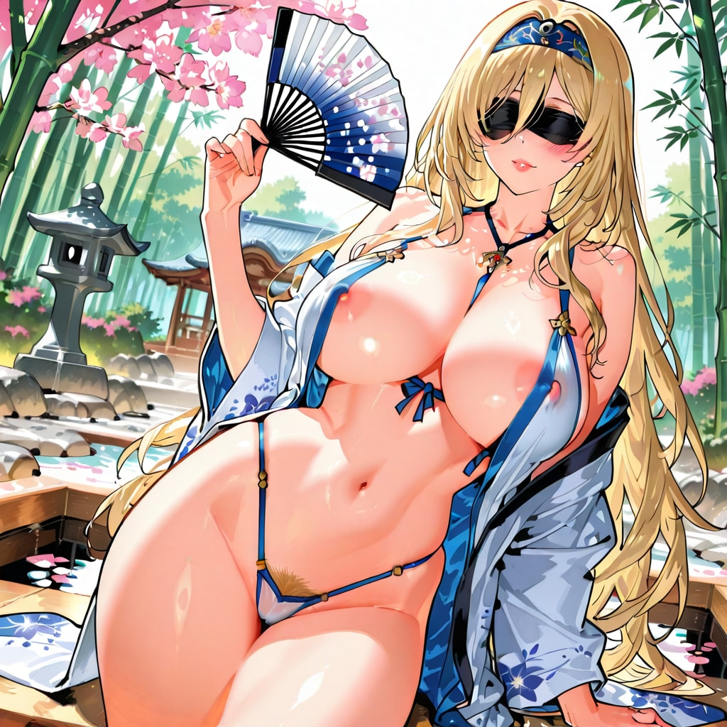 剣の乙女、東洋の庭園