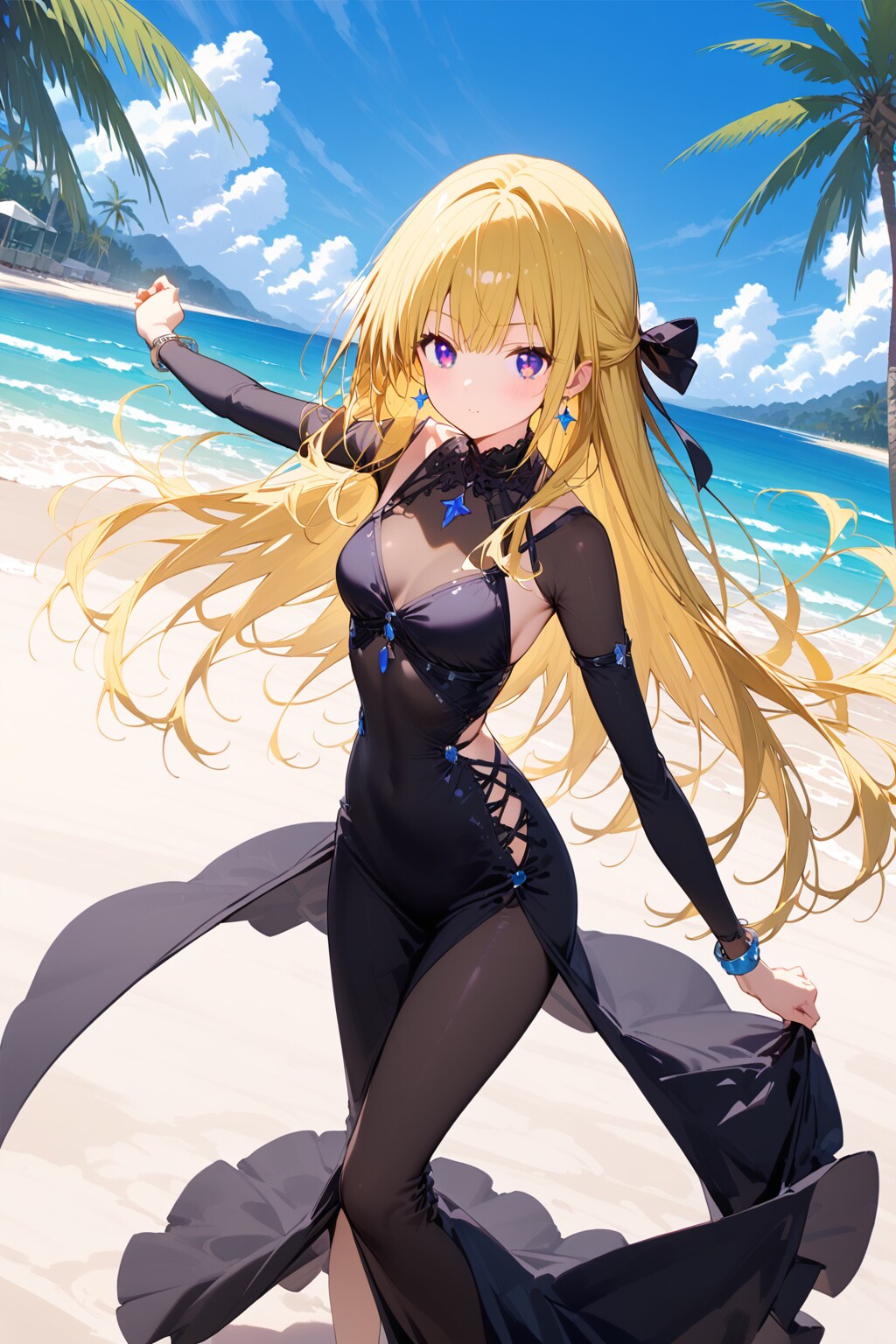 黒いドレスの少女