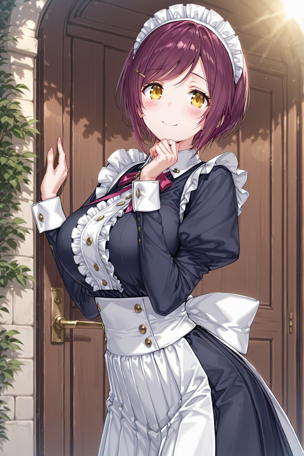 こんにちは（挨拶メイドの芽衣ちゃん）