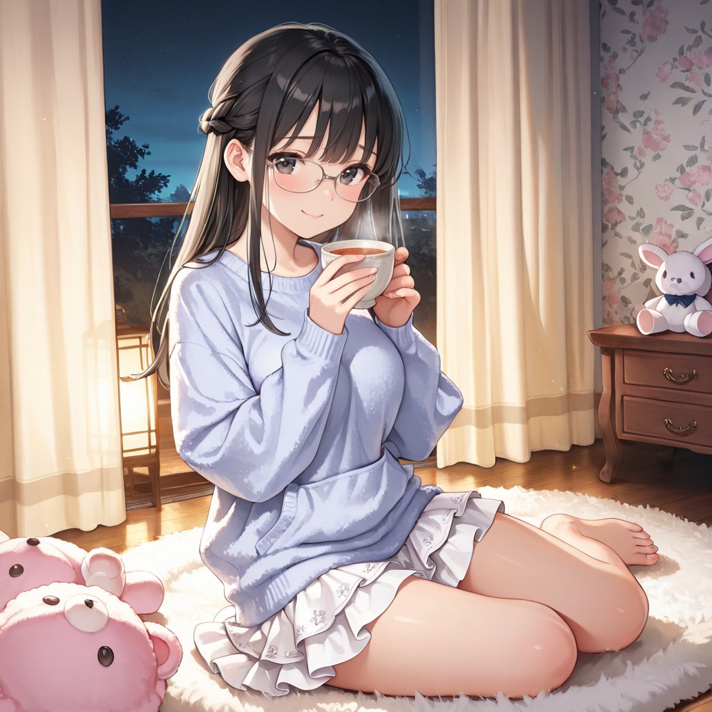 詩織ちゃん、年末は夜更かし