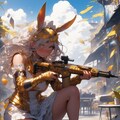 バニーメイドさんM4持ってカチコミですか？ 2枚目