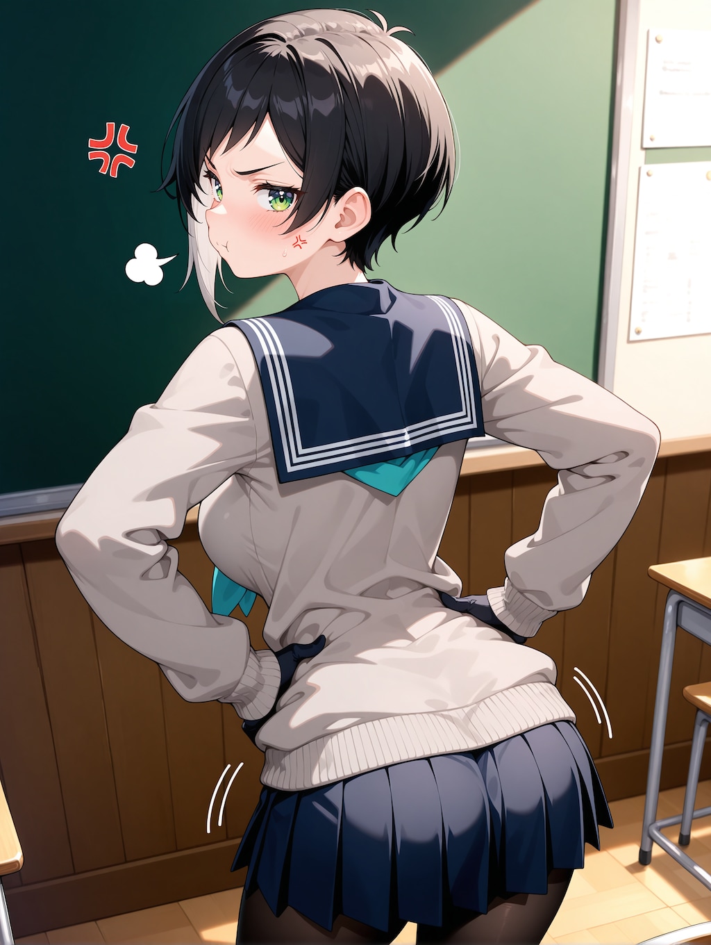 プリプリしながらぷりぷりしてるサキちゃん