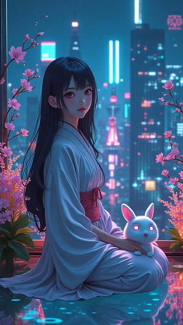４近未来的都市の夜