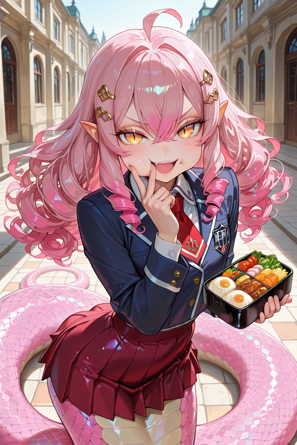 #半○○人 半蛇人のポンコツラミアちゃん | の人気AIイラスト・グラビア