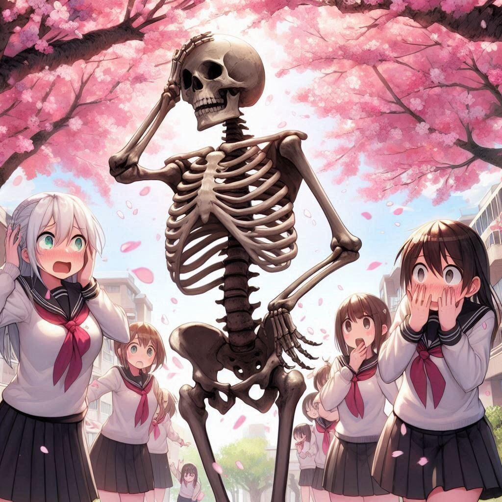 桜の木の下には