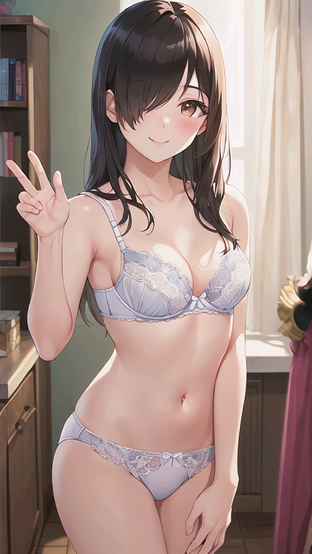 下着姿のお姉さん①