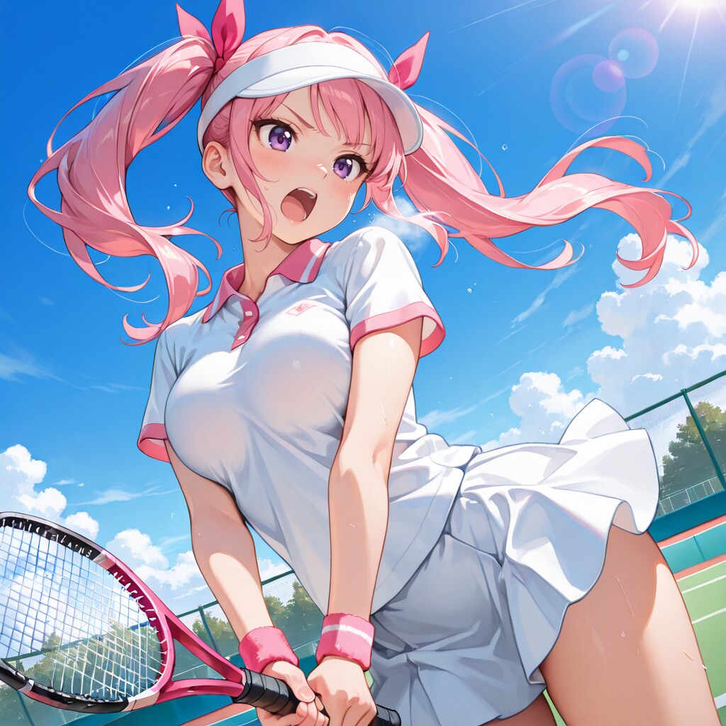 テニス日和（叫ぶ）