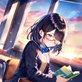 読書少女 2枚目