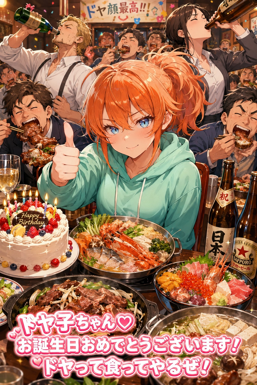 誕生日FA ドヤ子ちゃん🩷ドヤっておめでとうございます🎉