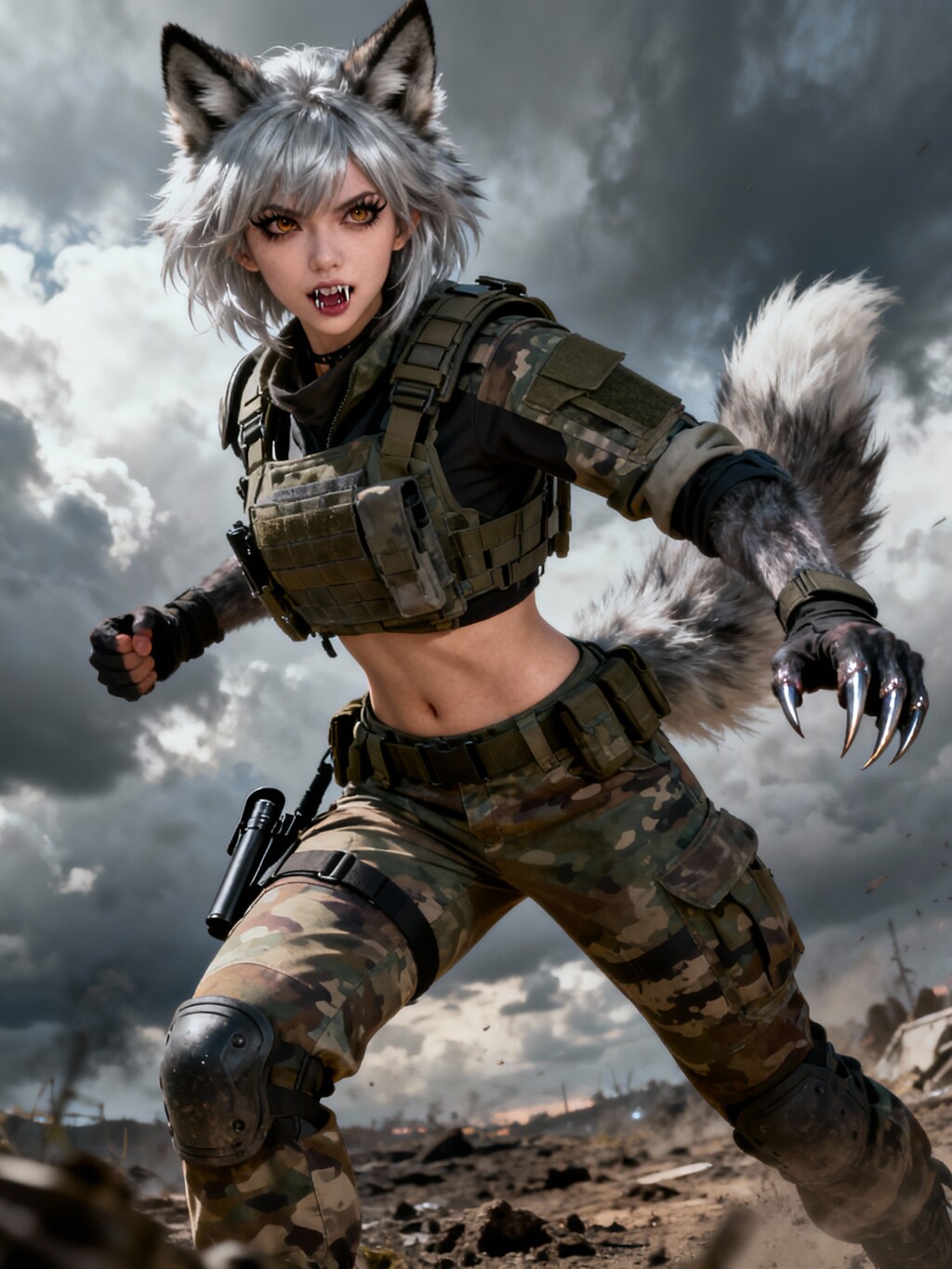 リアル狐耳戦乙女