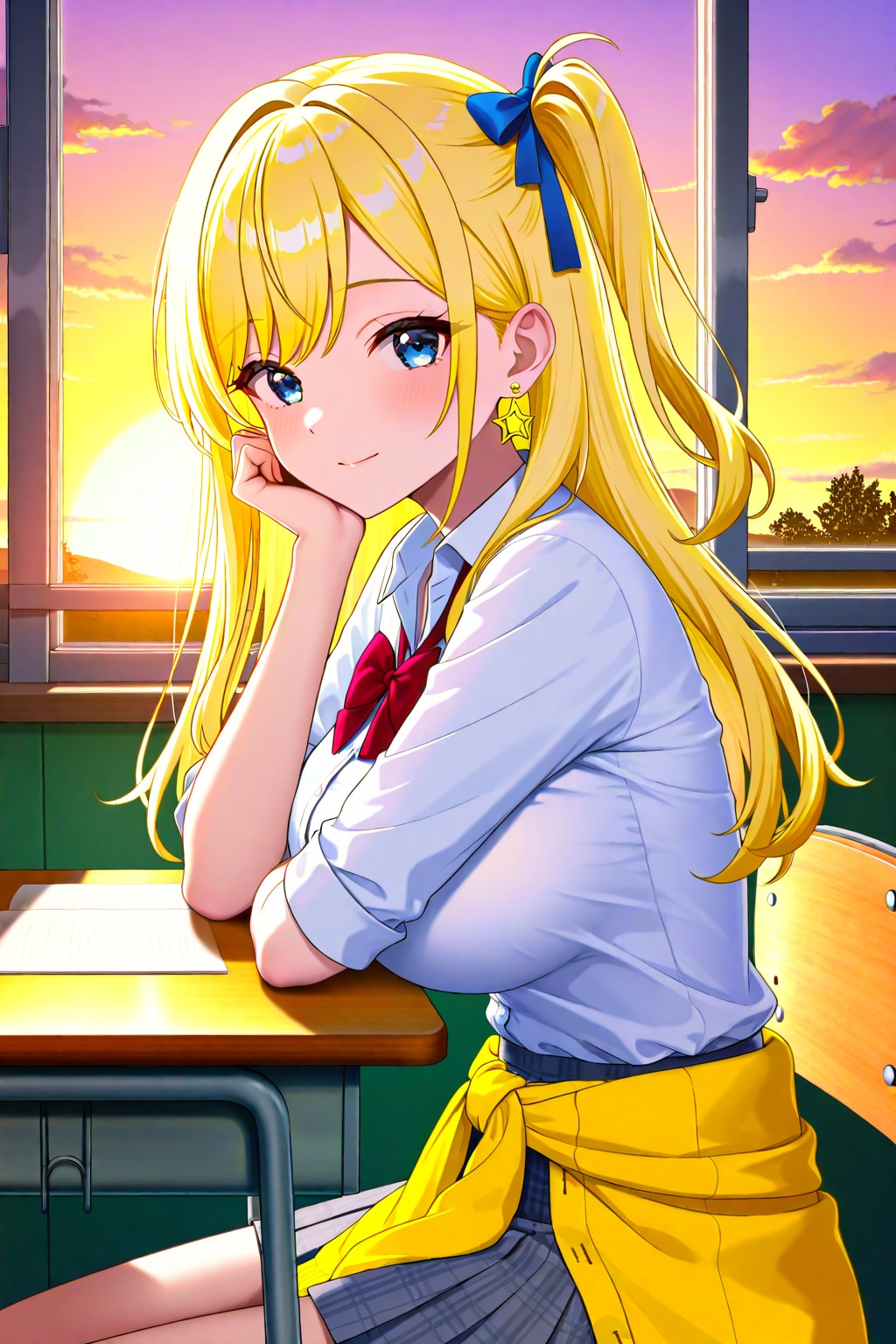 夕暮れとナミちゃん
