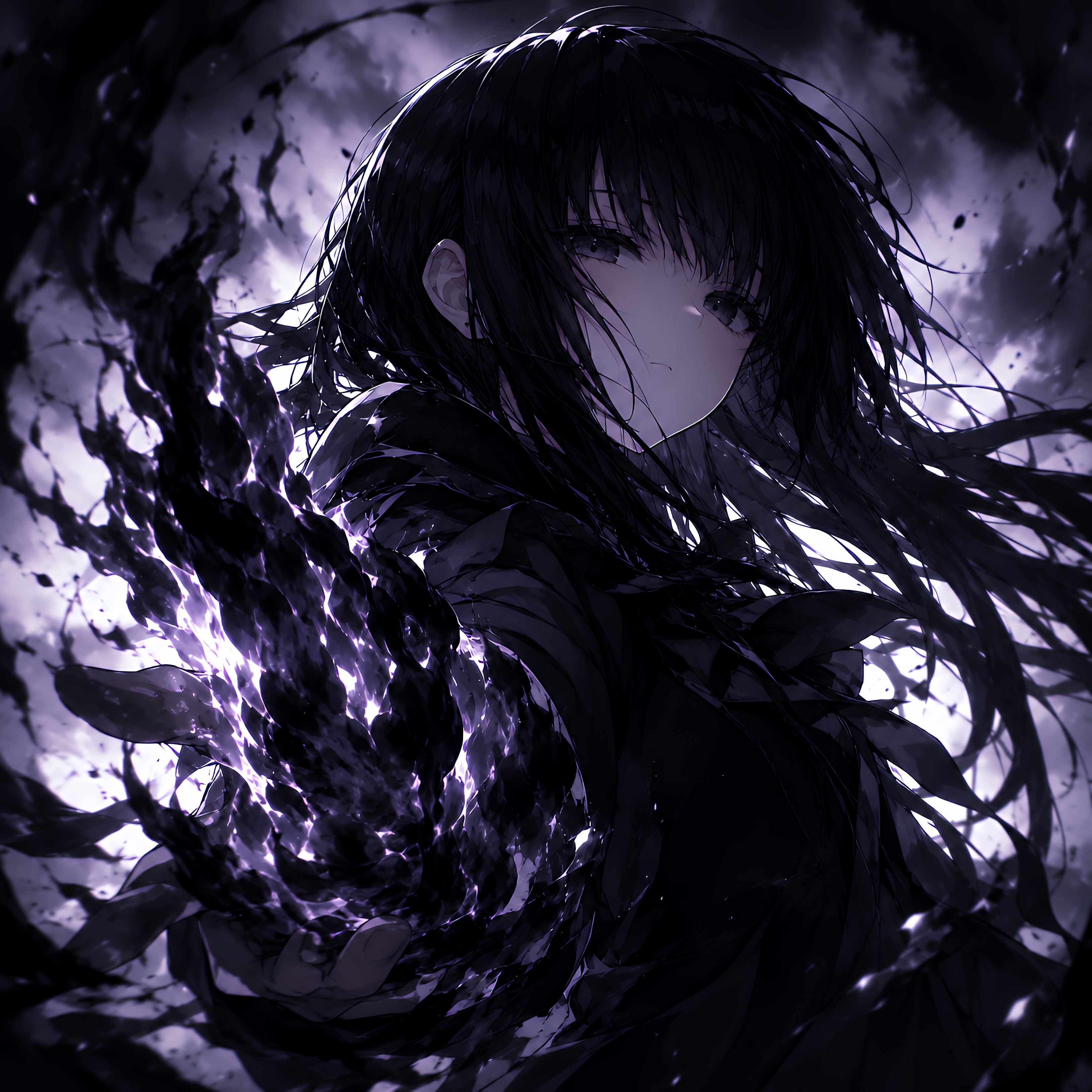 黒炎 | の人気AIイラスト・グラビア
