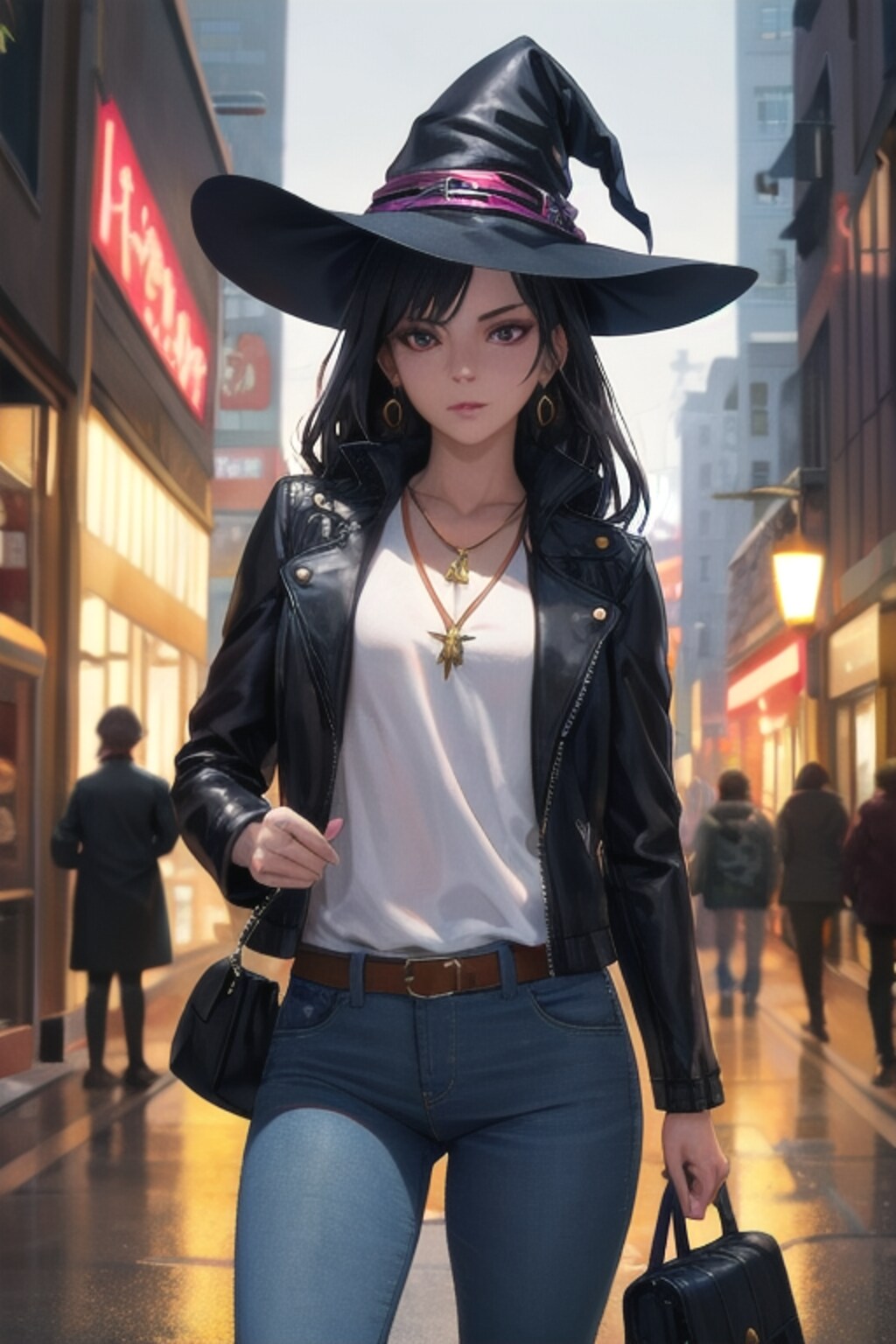 黒髪美人