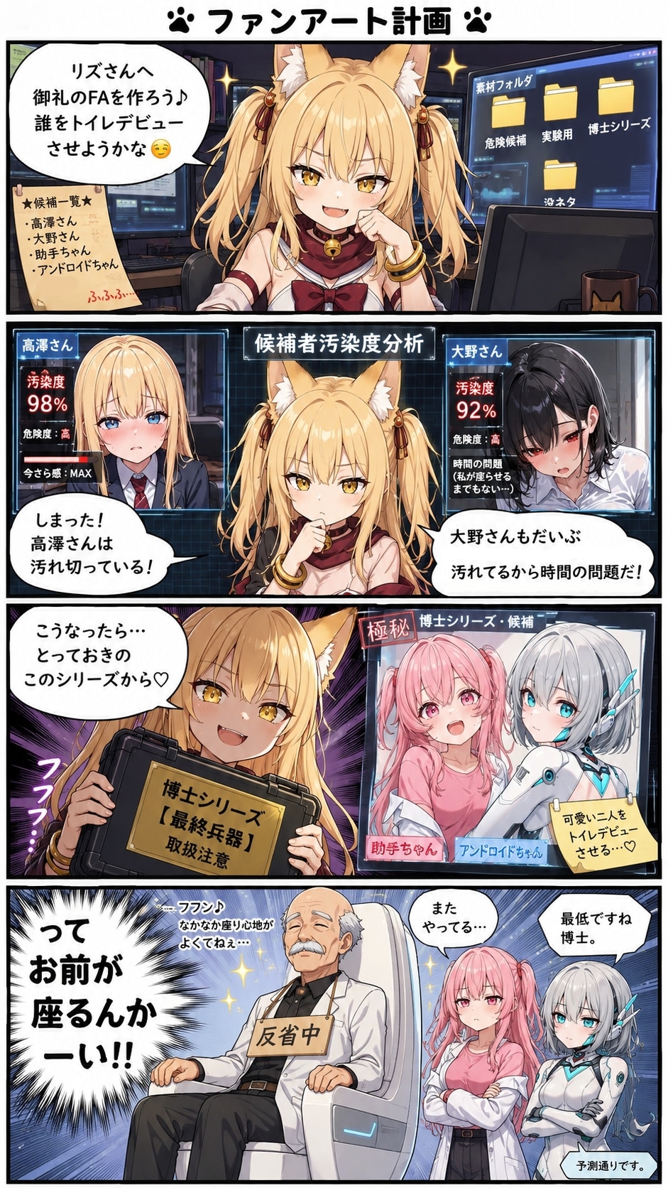 リズさん御礼漫画