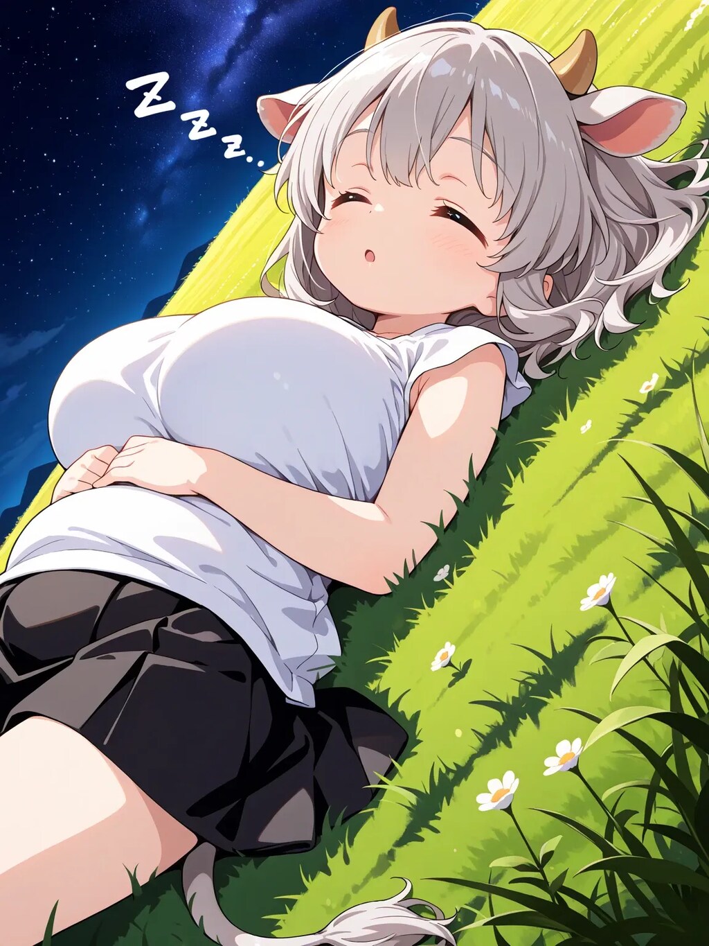 星空を見上げるケイト