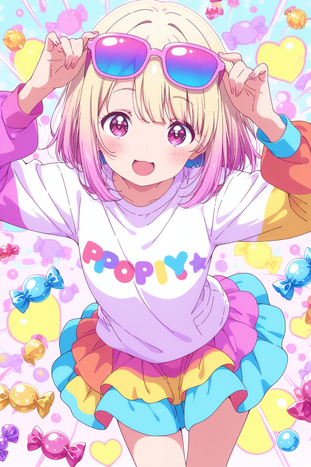 キャンディ・シャワーでポップしちゃお！ 🍭