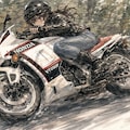 HONDA VT25Fの女の子 2枚目