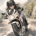 HONDA VT25Fの女の子 3枚目