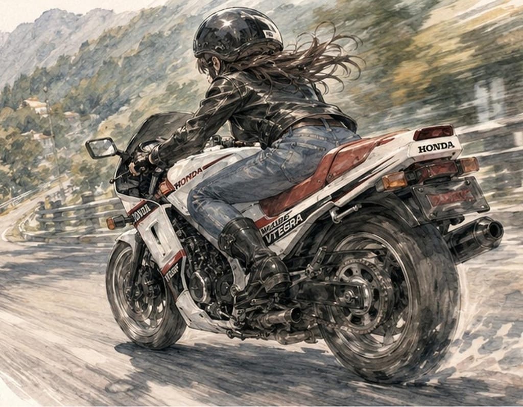 HONDA VT25Fの女の子