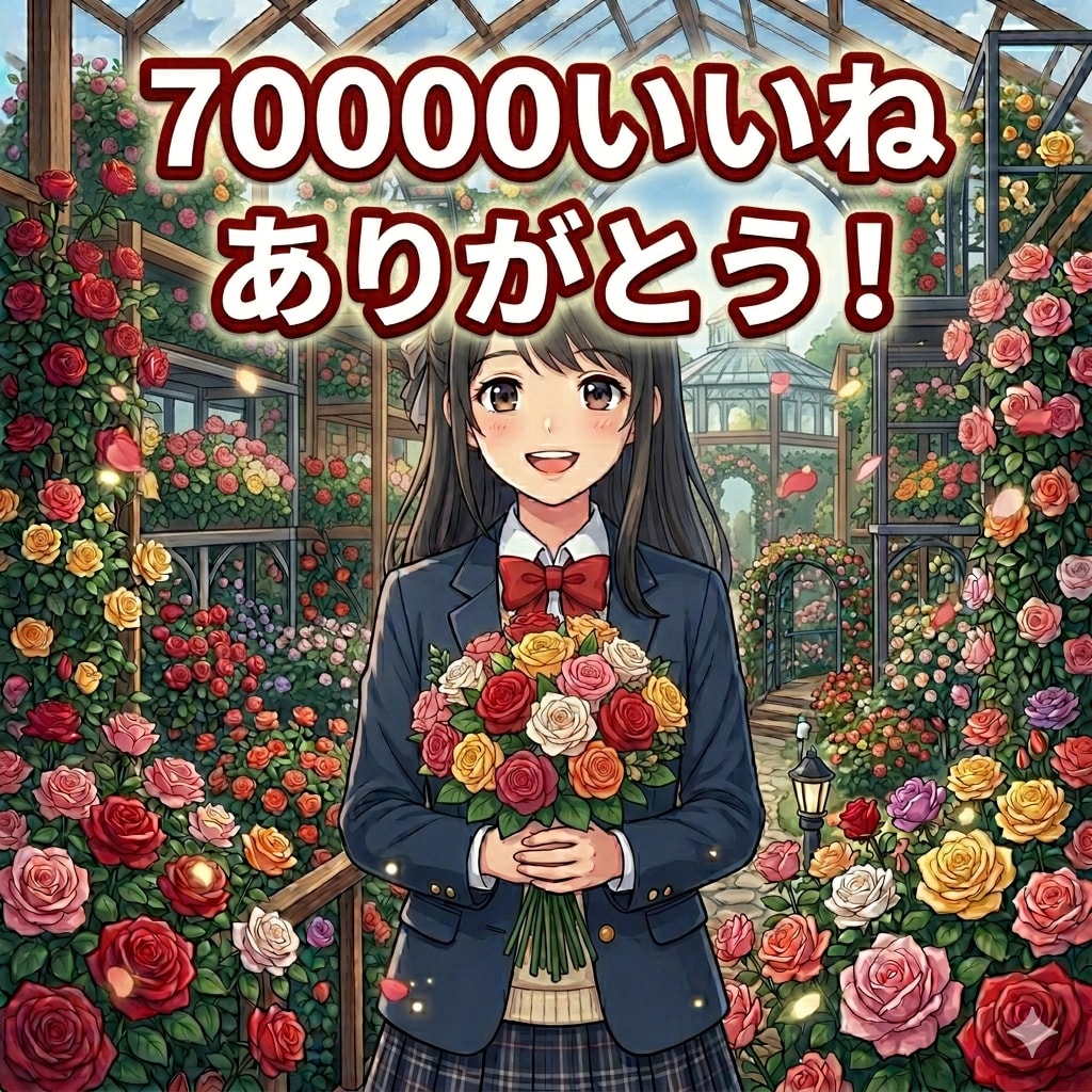 70000いいね！ありがとうございます